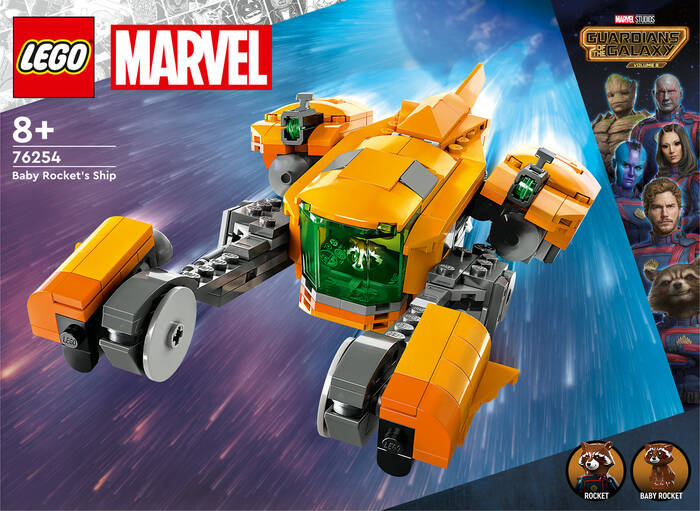 لگو Marvel Baby Rocket’s Ship کد 76254