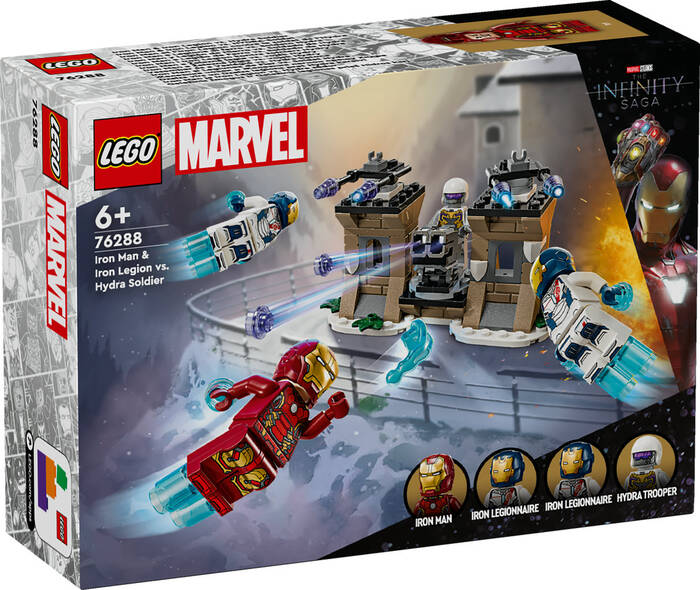 لگو Marvel Iron Man and Iron Army vs. Hydra Soldier کد 76288
