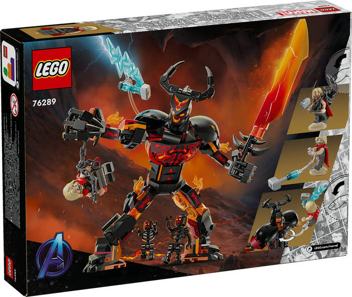 لگو Marvel Thor vs. Surtur Building Figure کد 76289