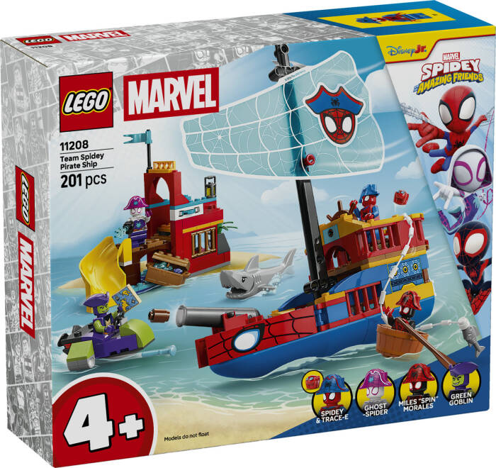 لگو Marvel Spidey Spidey Team Pirate Ship کد 11208
