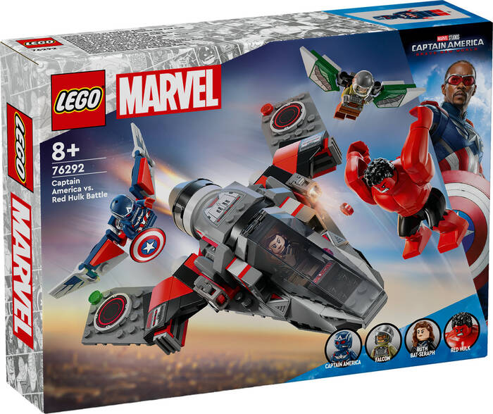 لگو Marvel Captain America vs. Red Hulk Battle کد 76292