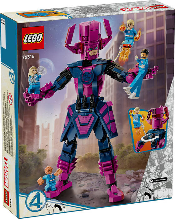 لگو Marvel Fantastic Four vs. Galactus Build Figure کد 76316