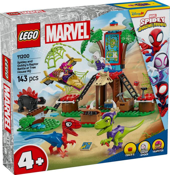لگو Marvel Spidey Spidey and Gobby’s Raptor Battle at the Treehouse Headquarters کد 11200