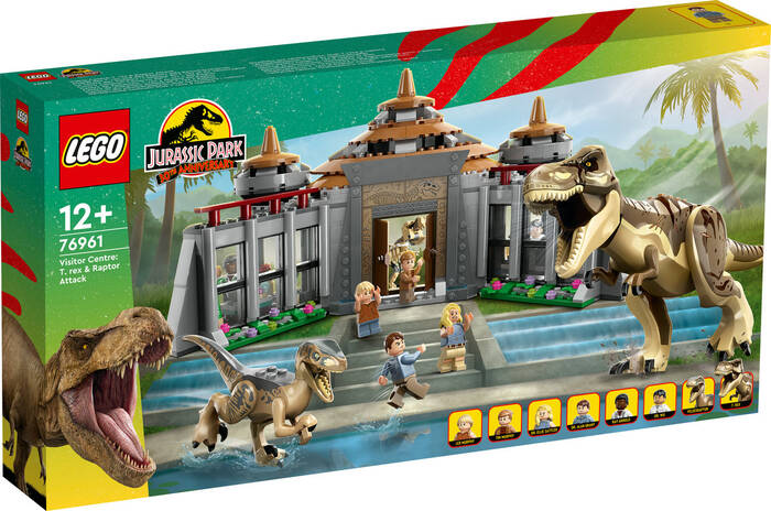 لگو Jurassic World Visitor Center: T. rex and Raptor Attack کد 76961