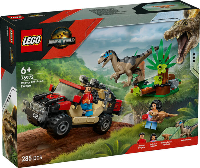 لگو Jurassic World Raptor Off-Road Escape کد 76972