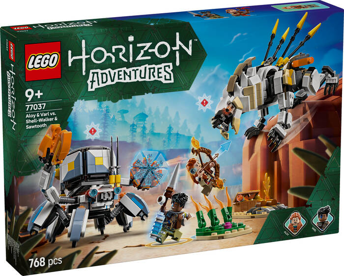 لگو Icons Horizon Adventures Aloy and Varl vs. Shellsnapper and Bristleback کد 77037
