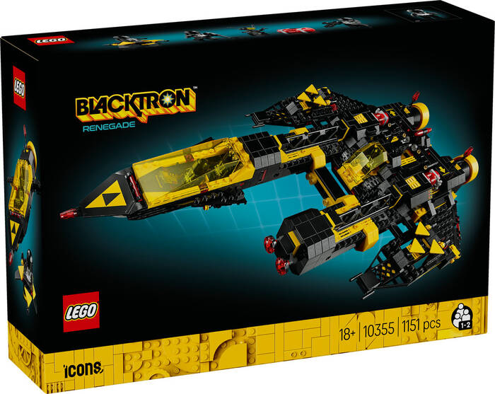 لگو Icons Blacktron Spaceship کد 10355