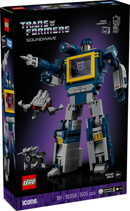 لگو Icons Transformers Soundwave کد 10358