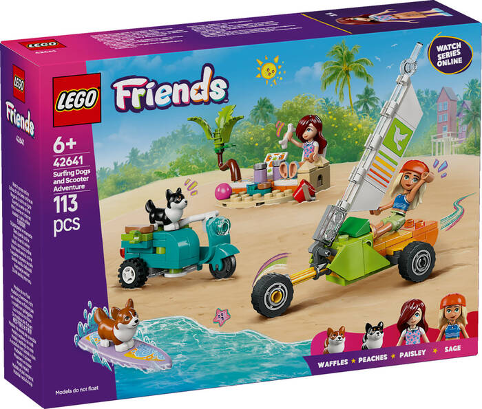 لگو Friends Surfer Dogs and Scooter Adventure کد 42641