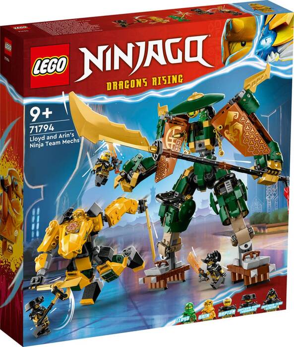لگو NINJAGO Lloyd and Arin’s Ninja Team Mechs کد 71794