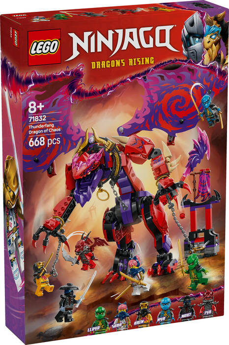 لگو NINJAGO Thunderfang Chaos Dragon کد 71832
