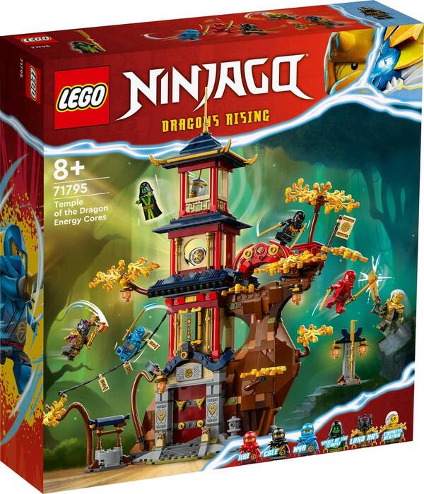 لگو NINJAGO Temple of the Dragon Energy Cores کد 71795