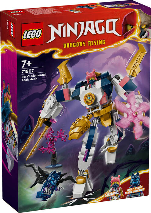 لگو NINJAGO Sora’s Elemental Tech Mech کد 71807