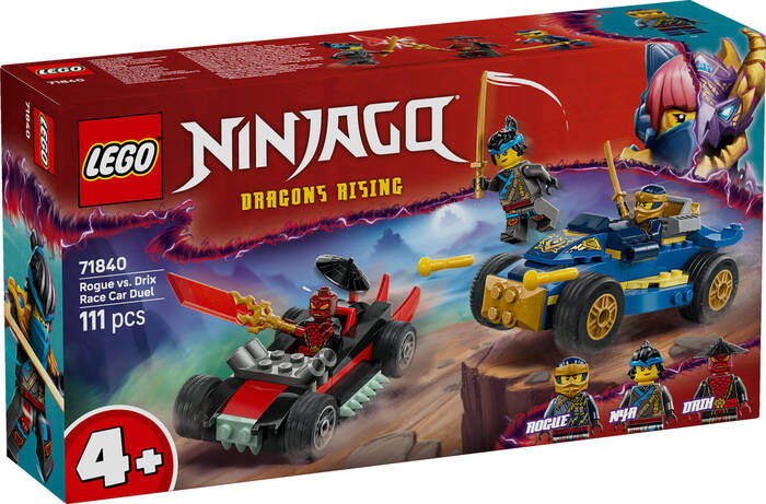 لگو NINJAGO Rogue and Drix Race Car Duel کد 71840