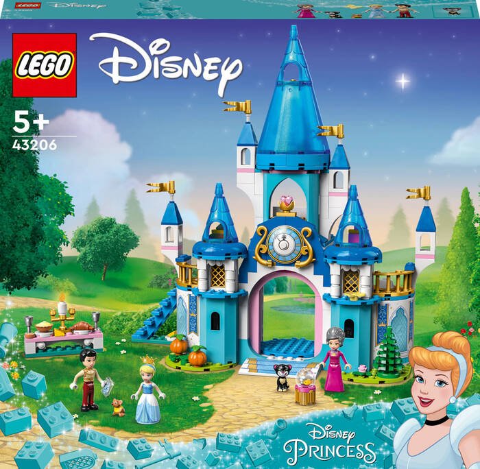 لگو Disney Princess Cinderella and Prince Charming’s Castle کد 43206