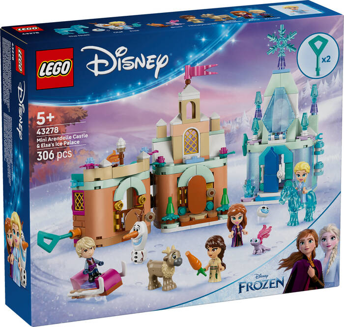 لگو Disney Mini Arendelle Castle and Elsa’s Ice Palace کد 43278