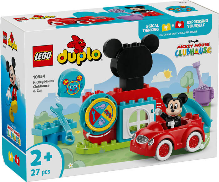 لگو DUPLO Disney Mickey Mouse’s Clubhouse and Car کد 10454