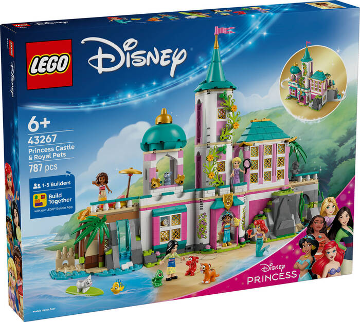 لگو Disney Princess Castle and Royal Animals کد 43267