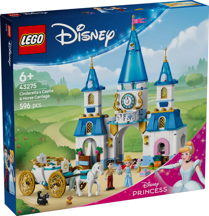 لگو Disney Princess Cinderella’s Castle and Carriage کد 43275