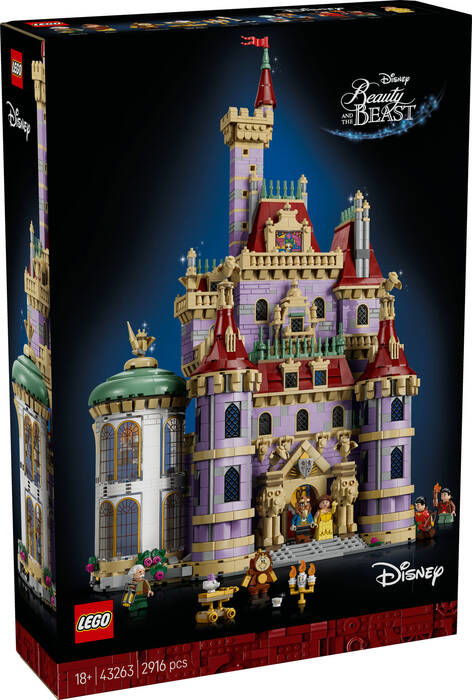 لگو Disney Princess Beauty and the Beast Castle کد 43263