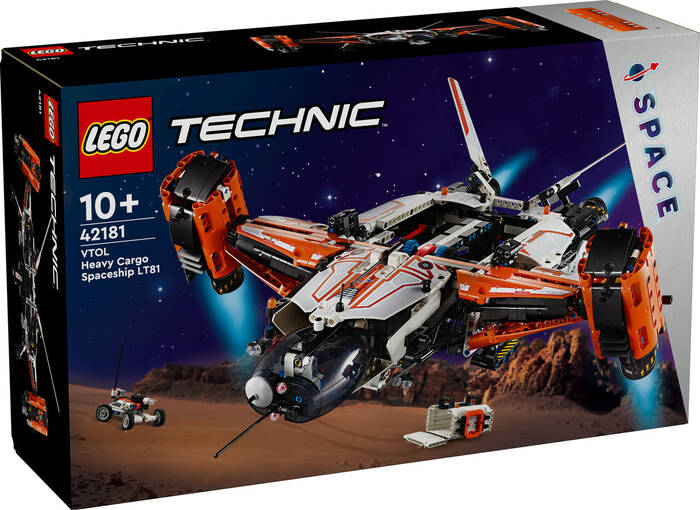 لگو Technic VTOL Heavy Cargo Spaceship LT81 کد 42181
