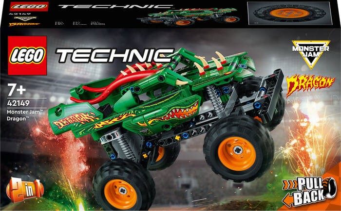 لگو Technic Monster Jam Dragon کد 42149
