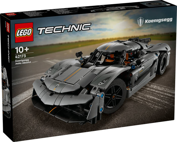 لگو Technic Koenigsegg Jesko Absolut Grey Hypercar کد 42173