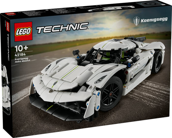 لگو Technic Koenigsegg Jesko Absolut White Hypercar کد 42184