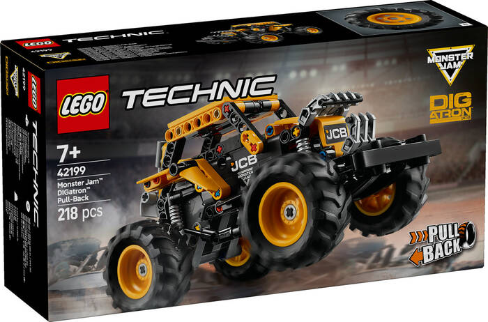 لگو Technic Monster Jam DIGatron Pull-Back کد 42199