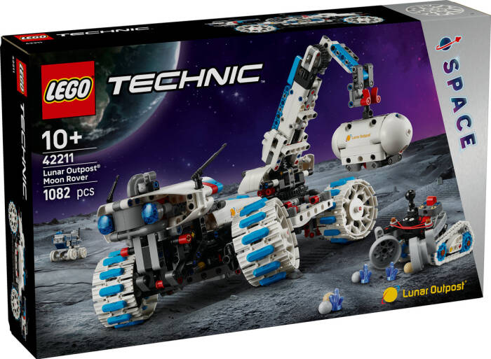 لگو Technic Lunar Outpost Moon Rover Spacecraft کد 42211