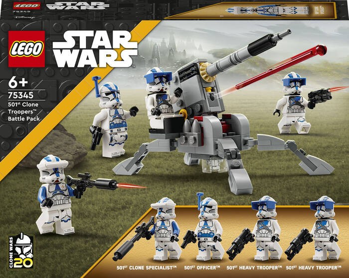لگو Star Wars 501st Clone Troopers Battle Pack کد 75345