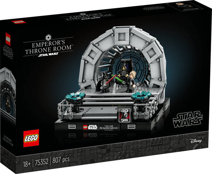 لگو Star Wars Emperor’s Throne Room Diorama کد 75352
