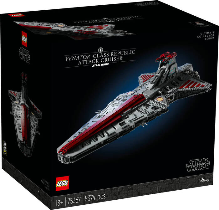 لگو Star Wars Venator-Class Republic Attack Cruiser کد 75367