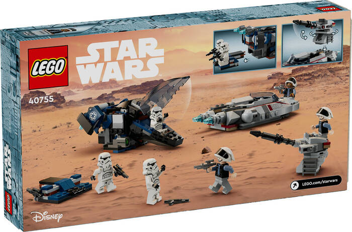 لگو Star Wars Imperial Landing Craft vs. Rebel Scout Speeder کد 40755