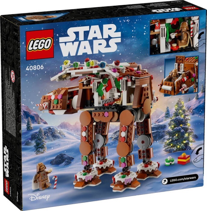 لگو Star Wars Gingerbread AT-AT Walker Set کد 40806