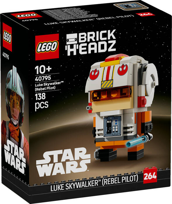 لگو Star Wars Luke Skywalker (Rebel Pilot) BrickHeadz Set کد 40795