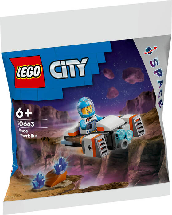 لگو City Flying Space Motorcycle کد 30663