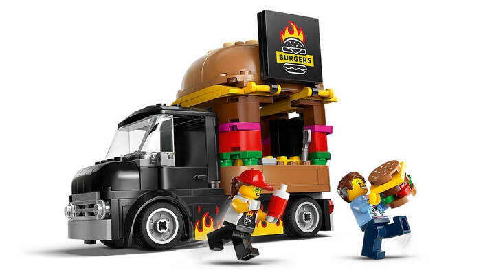 لگو City Hamburger Truck کد 60404