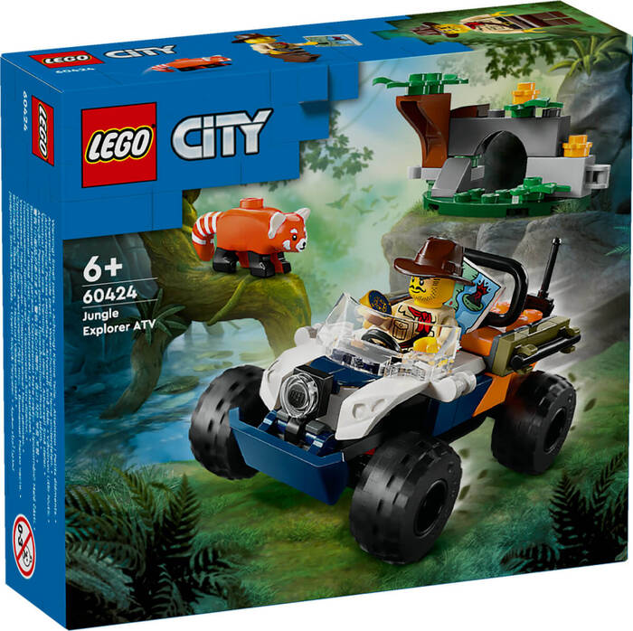 لگو City Jungle Explorer’s Red Panda ATV Mission کد 60424