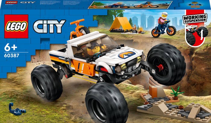 لگو City 4×4 Off-Road Vehicle Adventures کد 60387