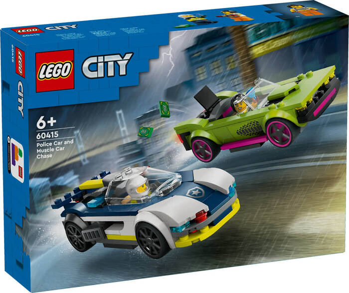 لگو City Police Car and Sports Car Chase کد 60415