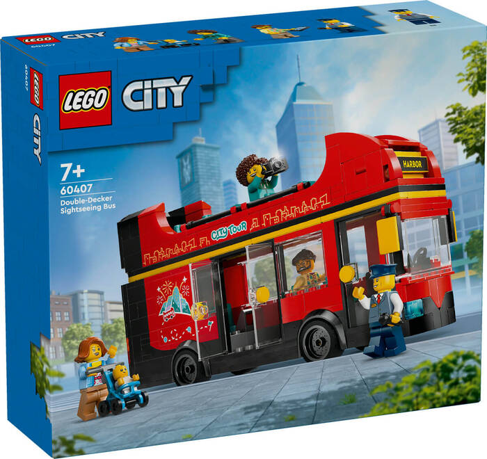 لگو City Red Double-Decker Tour Bus کد 60407