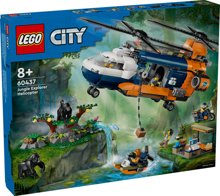 لگو City Jungle Explorer Helicopter at Camp کد 60437