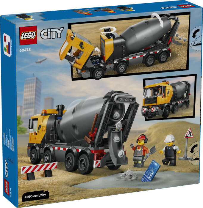 لگو City Concrete Mixer کد 60478
