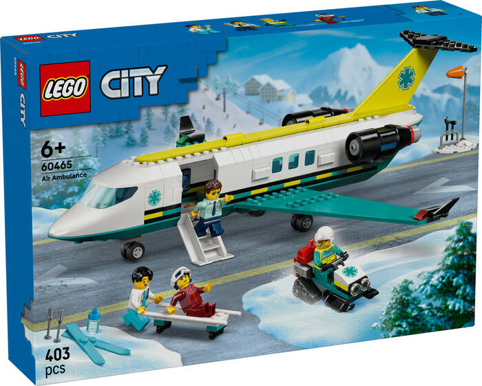 لگو City Emergency Air Ambulance Plane کد 60465