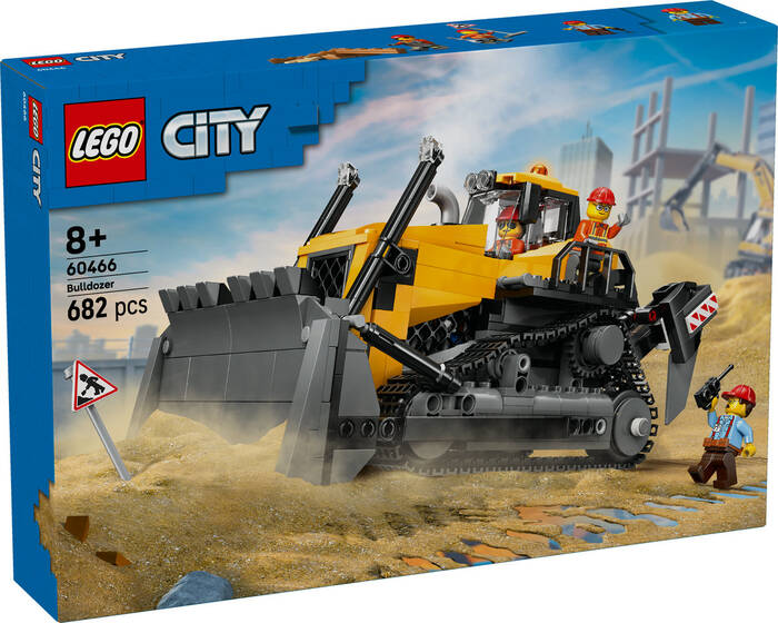 لگو City Yellow Bulldozer کد 60466