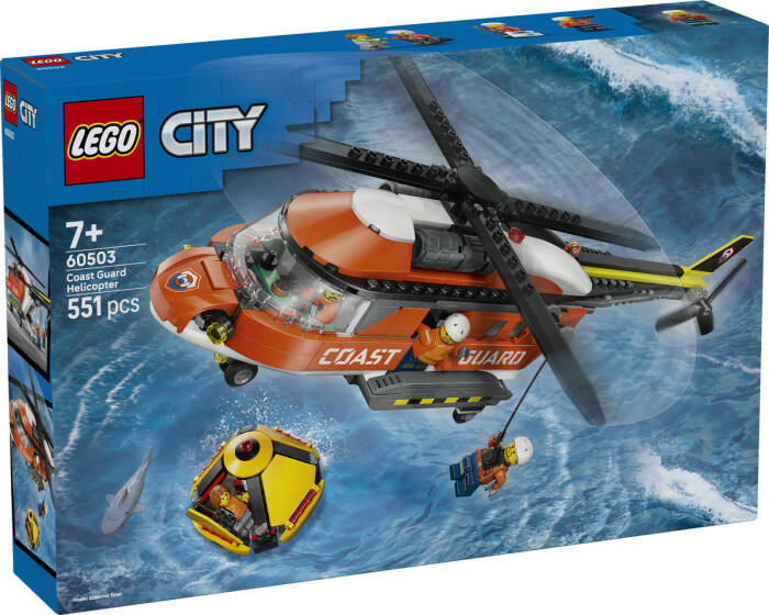 لگو City Coast Guard Helicopter کد 60503