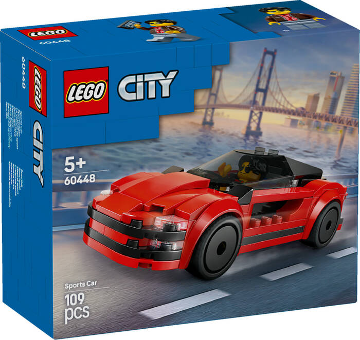 لگو City Red Sports Car کد 60448
