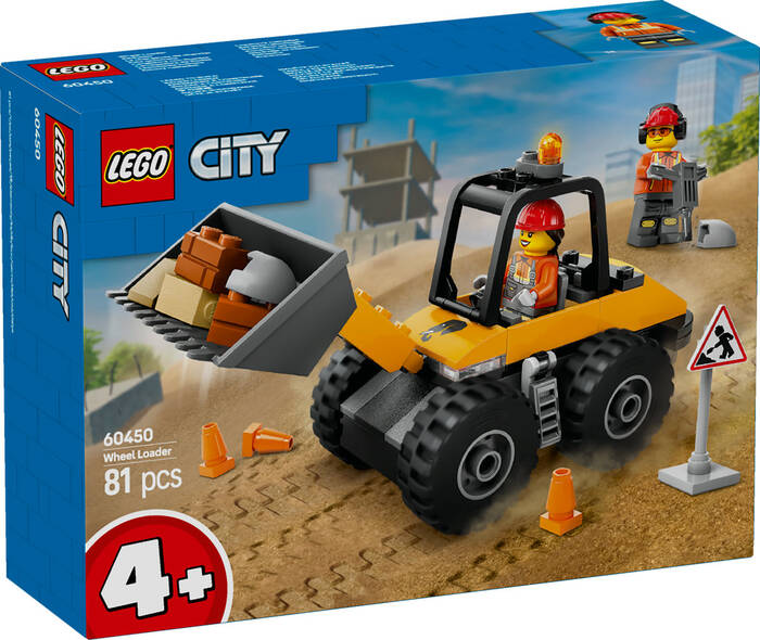 لگو City Yellow Wheeled Construction Loader کد 60450