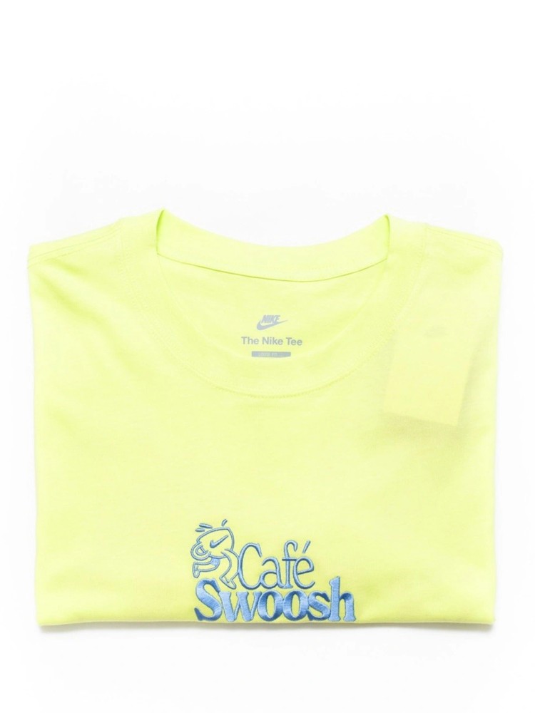 Sportswear Cafe Swoosh Illustration T-shirt light lemon